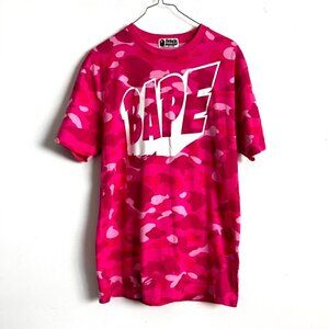 BAPE camo pink women’s tshirt